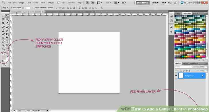 Image intitulée Ajouter un Effet de Paillettes dans Photoshop Étape 1